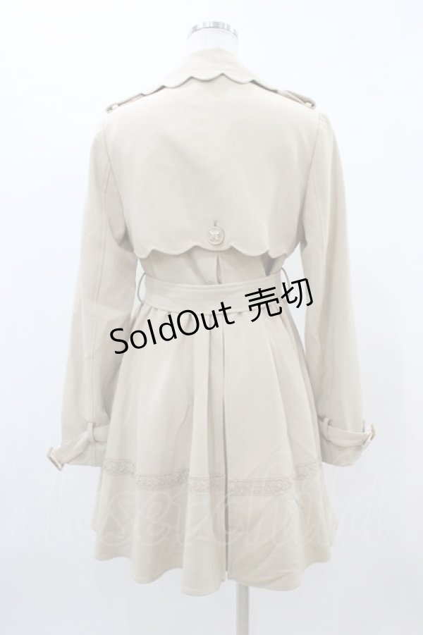 画像2: LIZ LISA / スカラップコート Free ベージュ H-25-11-10-058-LO-CO-NS-ZH (2)