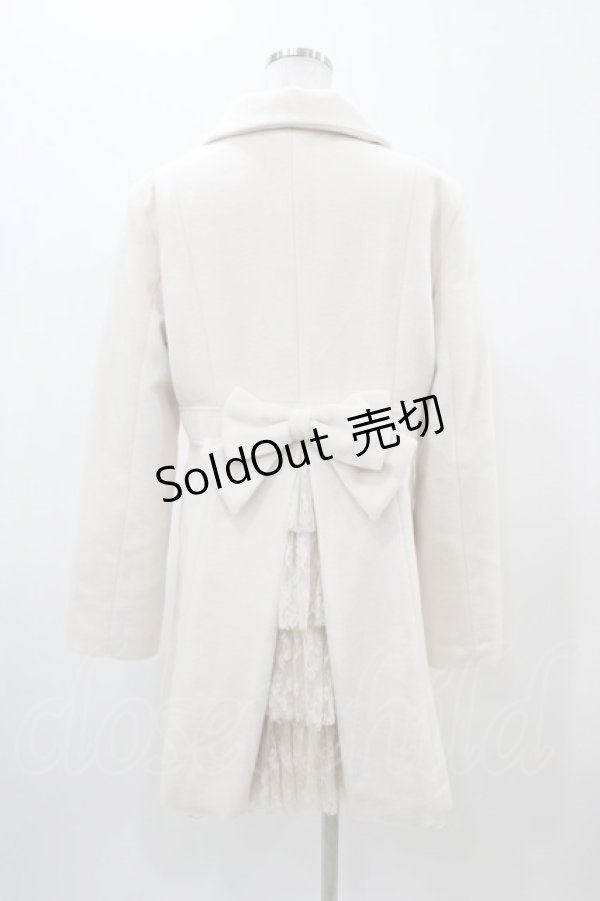 画像2: DearMyLove / バックリボンコート 3L オフ H-25-11-10-059-EL-CO-NS-ZH (2)