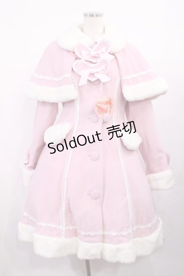 画像1: BABY,THE STARS SHINE BRIGHT / ハートミルキーコート Free ピンク H-25-11-10-1010-BA-CO-NS-ZH (1)