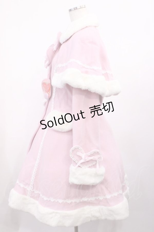 画像2: BABY,THE STARS SHINE BRIGHT / ハートミルキーコート Free ピンク H-25-11-10-1010-BA-CO-NS-ZH (2)