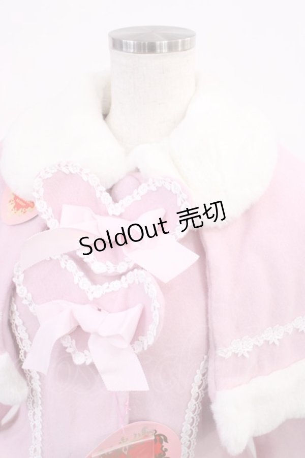 画像4: BABY,THE STARS SHINE BRIGHT / ハートミルキーコート Free ピンク H-25-11-10-1010-BA-CO-NS-ZH (4)