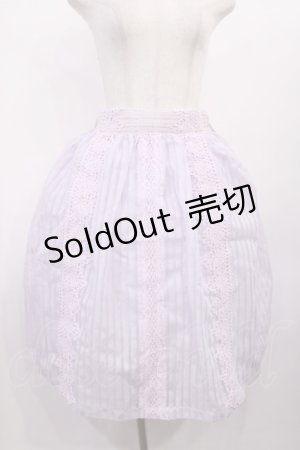 画像: axes femme / 縦レース使いスカート M ラベンダー H-25-11-10-1011-AX-SK-NS-ZH