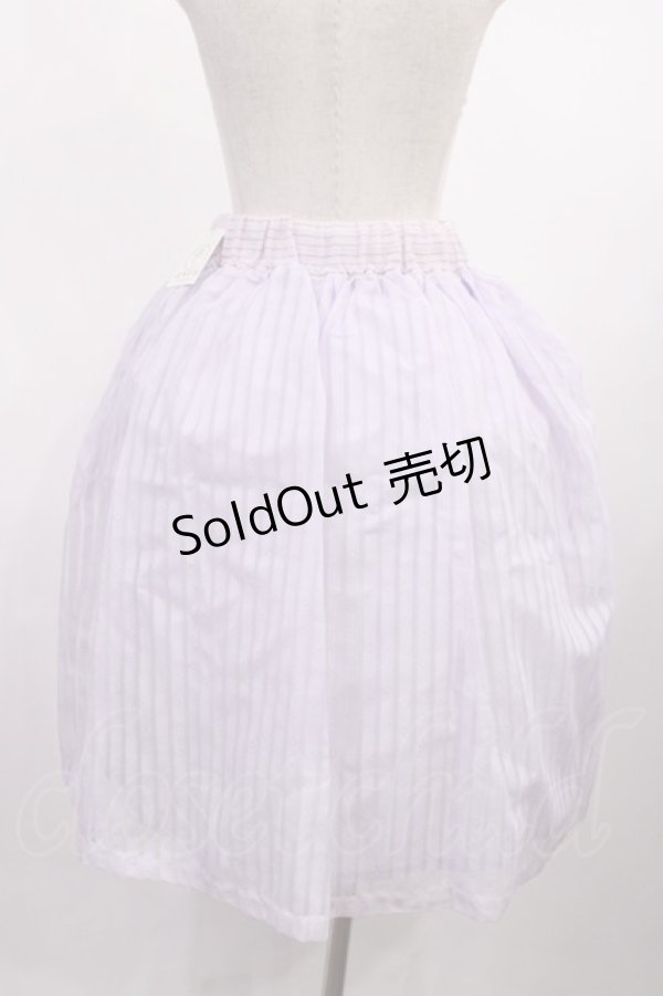 画像2: axes femme / 縦レース使いスカート M ラベンダー H-25-11-10-1011-AX-SK-NS-ZH (2)