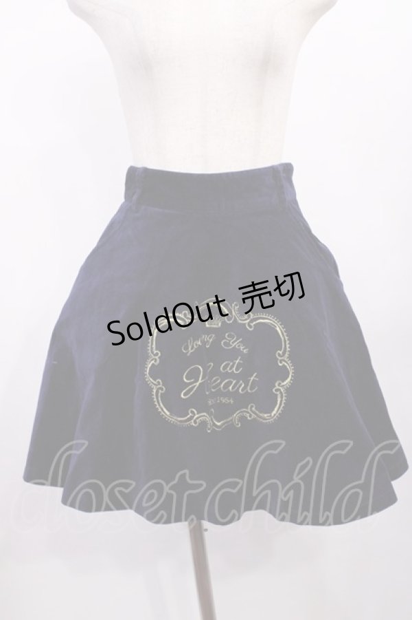 画像1: Fi.n.t / 別珍スカート Free Navy H-25-11-10-1014-CA-SK-NS-ZH (1)