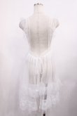 画像2: virally / 星名桜子 hsチュールエプロンジャンスカ M ホワイト H-25-11-10-1018-LO-OP-NS-ZH (2)