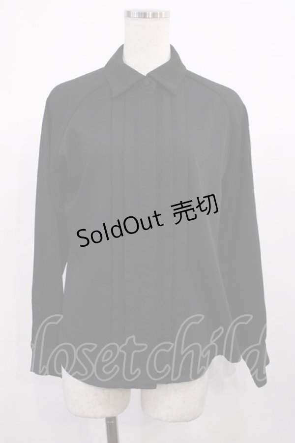 画像1: an another angelus / ピンタックブラウス Free Black H-25-11-10-1026-CA-BL-NS-ZH (1)