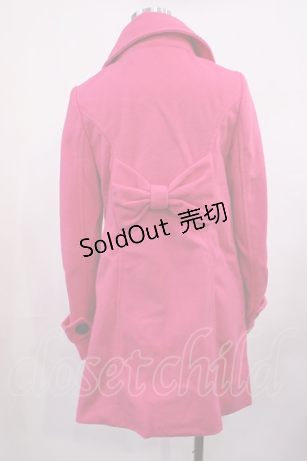 画像2: DearMyLove / ダブルボタンコート M ピンク H-25-11-10-1029-EL-CO-NS-ZH (2)