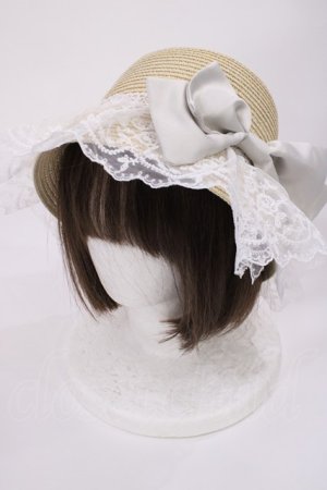 画像: Lovely Tency / 眞白ありす/ストローハット  オフ H-25-11-10-1036-LO-AC-NS-ZT-K004