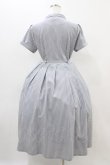 画像2: an another angelus / フロント釦開衿ワンピース Free BLUE×WH H-25-11-10-020-CA-OP-NS-ZH (2)