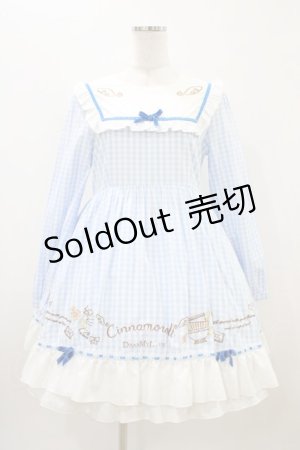 画像: DearMyLove / DearMyLove×サンリオコラボ シナモロールワンピース LL サックス H-25-11-10-022-EL-OP-NS-ZH