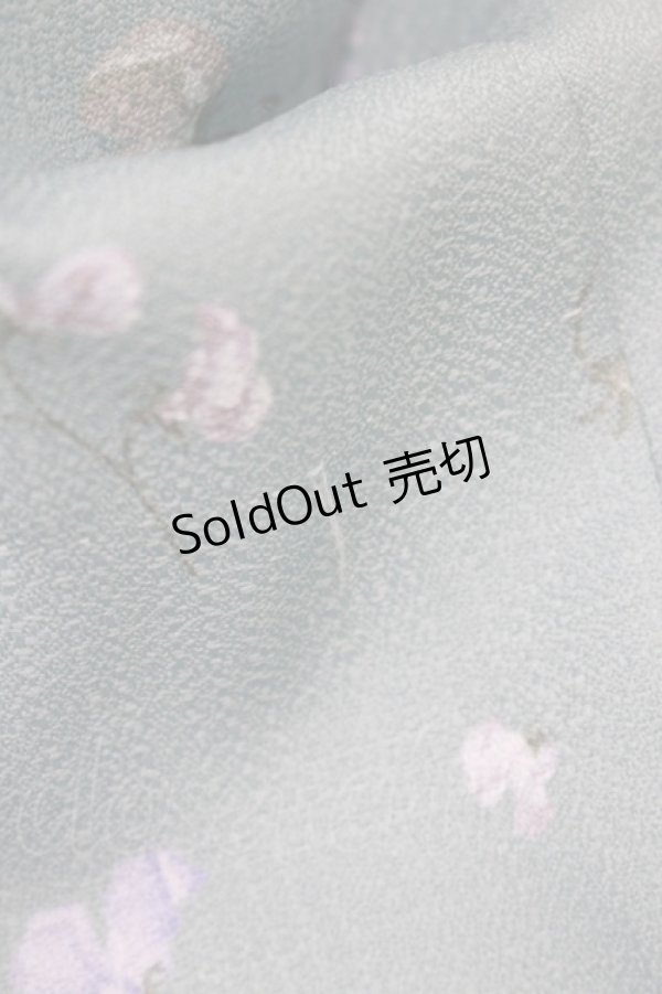 画像5: axes femme / スイートピーパネル柄スカート M グリーン H-25-11-11-026-AX-SK-NS-ZH (5)