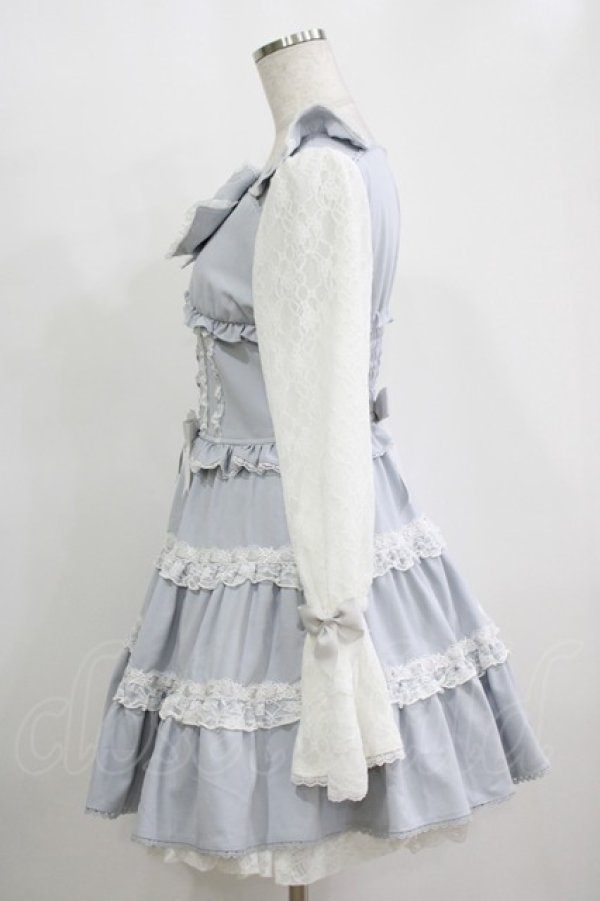 画像2: LIZ LISA / プリンセススリーブワンピース Free サックス H-25-11-11-028-LO-OP-NS-ZH (2)