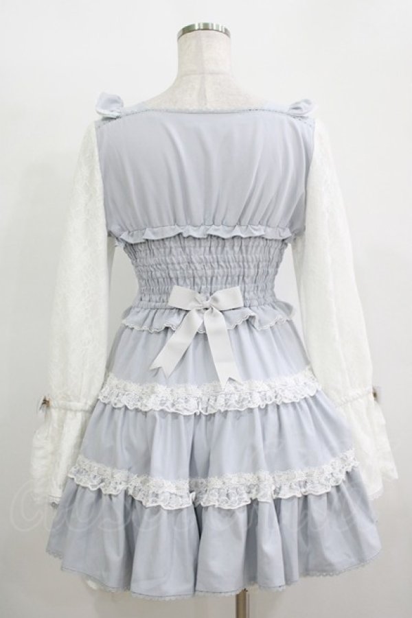 画像3: LIZ LISA / プリンセススリーブワンピース Free サックス H-25-11-11-028-LO-OP-NS-ZH (3)