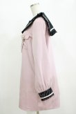 画像2: DearMyLove / 十字架セーラーシャツワンピース LL ピンク H-25-11-11-033-EL-OP-NS-ZH (2)