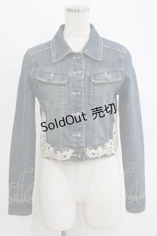 画像1: LIZ LISA / デニムジャケット Free ブルー H-25-11-11-039-LO-JA-NS-ZH (1)
