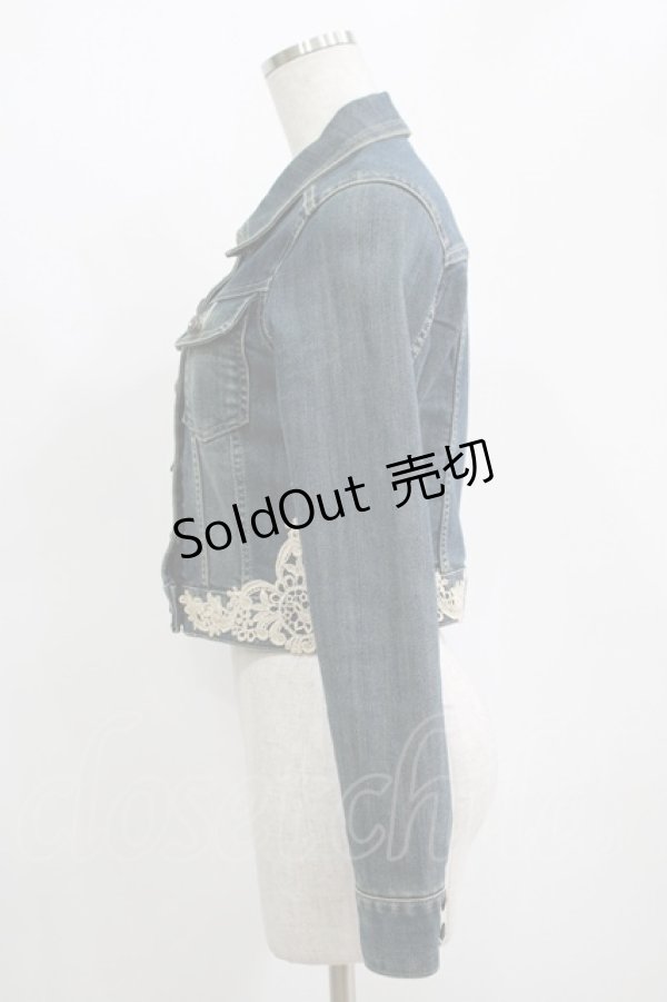 画像2: LIZ LISA / デニムジャケット Free ブルー H-25-11-11-039-LO-JA-NS-ZH (2)