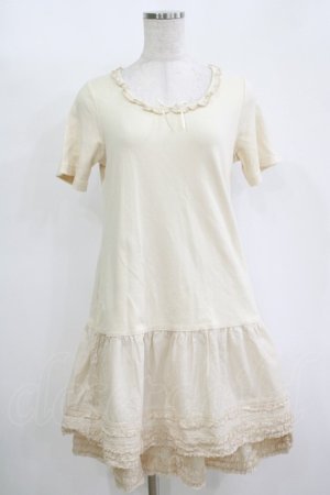 画像: PINK HOUSE / 綿ローンフリルフリルセットアップ Free 生成り H-25-11-11-047-LO-TO-NS-ZH