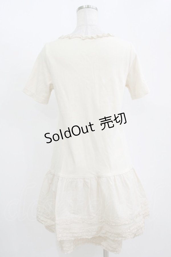 画像3: PINK HOUSE / 綿ローンフリルフリルセットアップ Free 生成り H-25-11-11-047-LO-TO-NS-ZH (3)