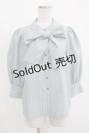 画像: Maison de FLEUR Petite Robe canone / ジャドの雨宿りブラウス S Green H-25-11-11-050-EL-BL-NS-ZH