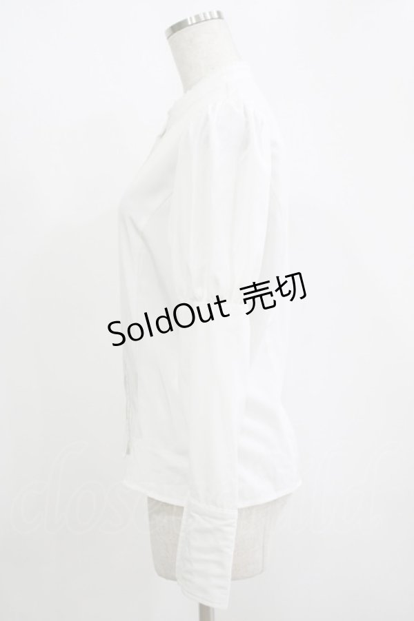 画像2: Kurumi Collaboration / KRデシンジゴスリブラウス M オフ H-25-11-11-051-GO-BL-NS-ZH (2)