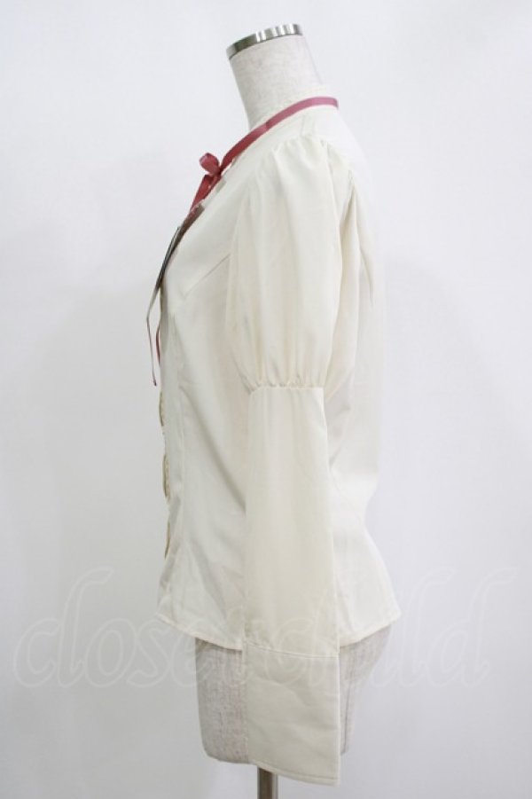 画像2: Kurumi Collaboration / KRデシンジゴスリブラウス M 生成り H-25-11-11-052-GO-BL-NS-ZH (2)