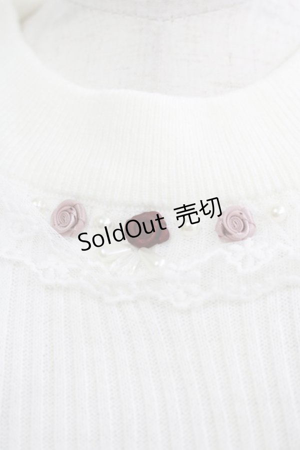 画像4: axes femme / バラボトルネックニット Free オフ H-25-11-11-055-AX-TO-NS-ZH (4)