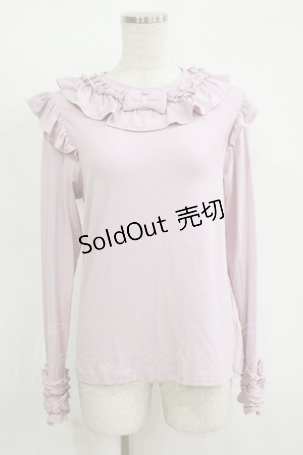 画像1: axes femme kawaii / フリルリボンカットプル M ピンク H-25-11-11-057-AX-TO-NS-ZH (1)