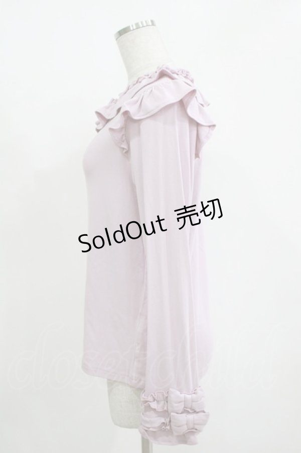 画像2: axes femme kawaii / フリルリボンカットプル M ピンク H-25-11-11-057-AX-TO-NS-ZH (2)