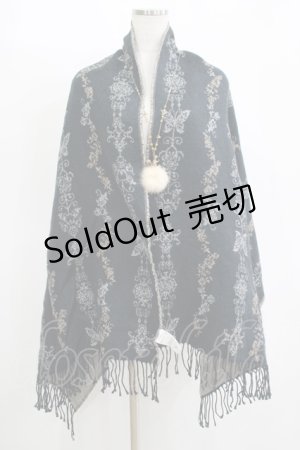 画像: axes femme / ストール  ブラック H-25-11-11-059-AX-BL-NS-ZH