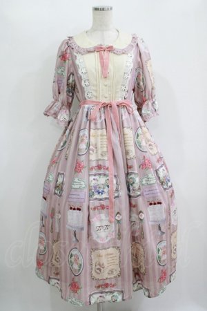 画像: axes femme kawaii / ティティ×ベアファミリーワンピース M ピンク H-25-11-11-006-AX-OP-NS-ZH