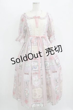 画像: axes femme kawaii / ティティ×ベアファミリーワンピース M ピンク H-25-11-11-006-AX-OP-NS-ZH