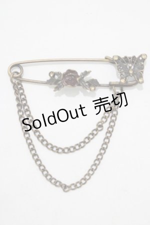 画像: axes femme / ローズピンブローチ  アンティークゴールド H-25-11-11-064-AX-AC-NS-ZH