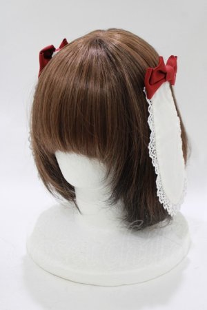 画像: BABY,THE STARS SHINE BRIGHT / うさくみゃちゃんのLovely Cafe うさみみコーム  エンジ H-25-11-11-068-BA-AC-NS-ZH