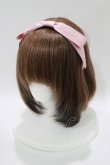 画像1: Ank Rouge / ドーリーリボンカチューシャ  ピンク H-25-11-11-073-CA-AC-NS-ZH (1)