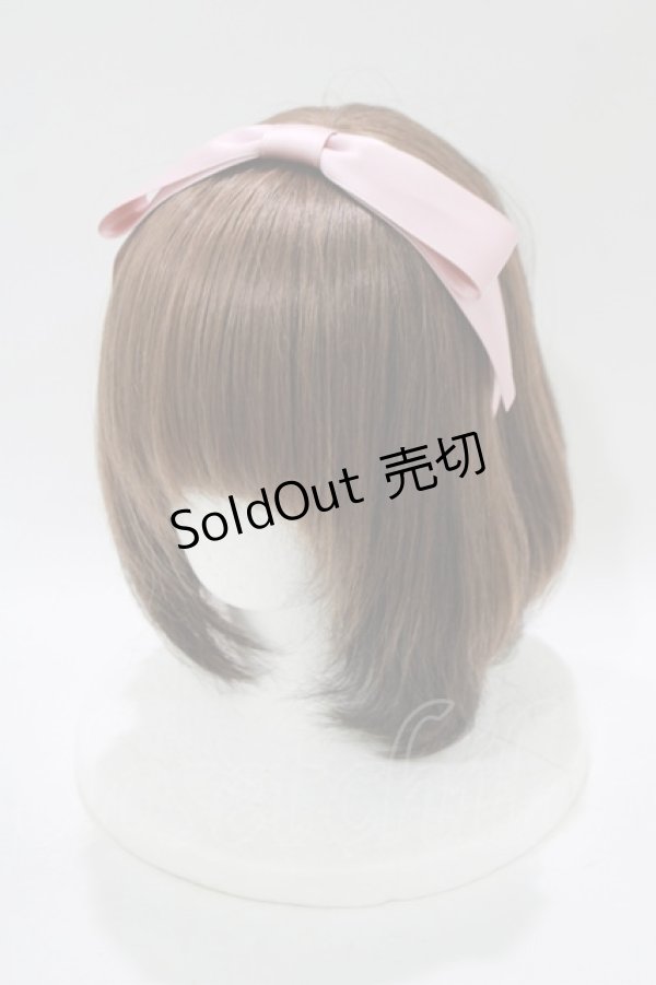 画像1: Ank Rouge / ドーリーリボンカチューシャ  ピンク H-25-11-11-073-CA-AC-NS-ZH (1)