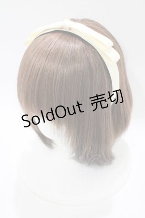 画像: Ank Rouge / ドーリーリボンカチューシャ  アイボリー H-25-11-11-074-CA-AC-NS-ZH