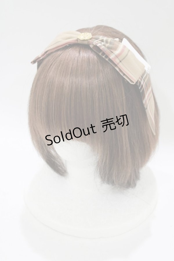 画像1: Maison de FLEUR Petite Robe canone / 考えに添うリボンクリップ  Beige H-25-11-11-077-EL-AC-NS-ZH (1)