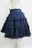 画像2: AND ROMEO / リボンフリルスカート Free ネイビー H-25-11-11-007-LO-SK-NS-ZH (2)