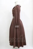 画像2: Maison de FLEUR Petite Robe canone / サラのロマンスワンピース S Brown H-25-11-11-008-EL-OP-NS-ZH (2)