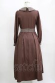 画像3: Maison de FLEUR Petite Robe canone / サラのロマンスワンピース S Brown H-25-11-11-008-EL-OP-NS-ZH (3)