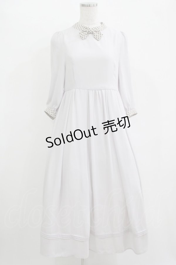 画像1: Maison de FLEUR Petite Robe canone / ブリジットが注ぐサイダーワンピース S Lavender H-25-11-11-009-EL-OP-NS-ZH (1)