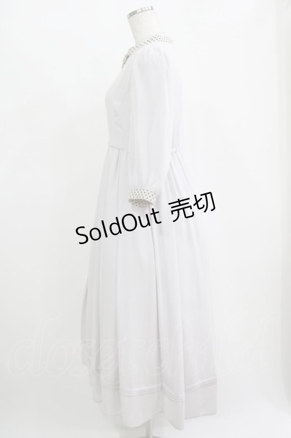 画像2: Maison de FLEUR Petite Robe canone / ブリジットが注ぐサイダーワンピース S Lavender H-25-11-11-009-EL-OP-NS-ZH (2)