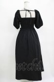 画像3: Dear My Love / 胸元リボンシャーリングワンピース M ブラック H-25-11-11-010-EL-OP-NS-ZH (3)