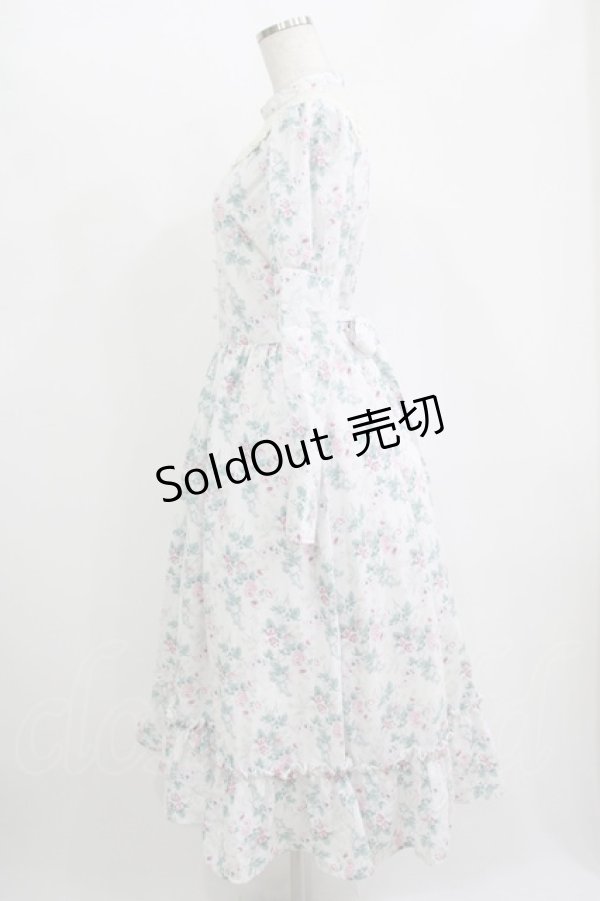 画像2: Kurumi Collaboration / KRハナジゴスリーブワンピース M オフ H-25-11-11-011-GO-OP-NS-ZH (2)