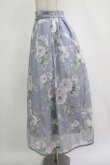 画像2: axes femme / 花柄シアージャカードスカート M ラベンダー H-25-11-11-013-AX-SK-NS-ZH (2)