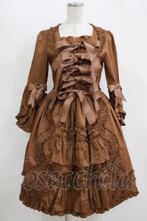 画像: AND ROMEO / 姫袖ワンピース Free ブラウン H-25-11-11-014-LO-OP-NS-ZH