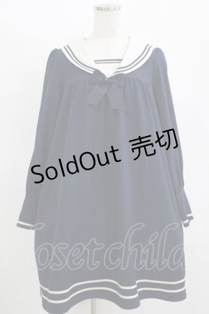 画像: Innocent World / IWチャームセーラーワンピース M ネイビー H-25-11-11-019-IW-OP-NS-ZH