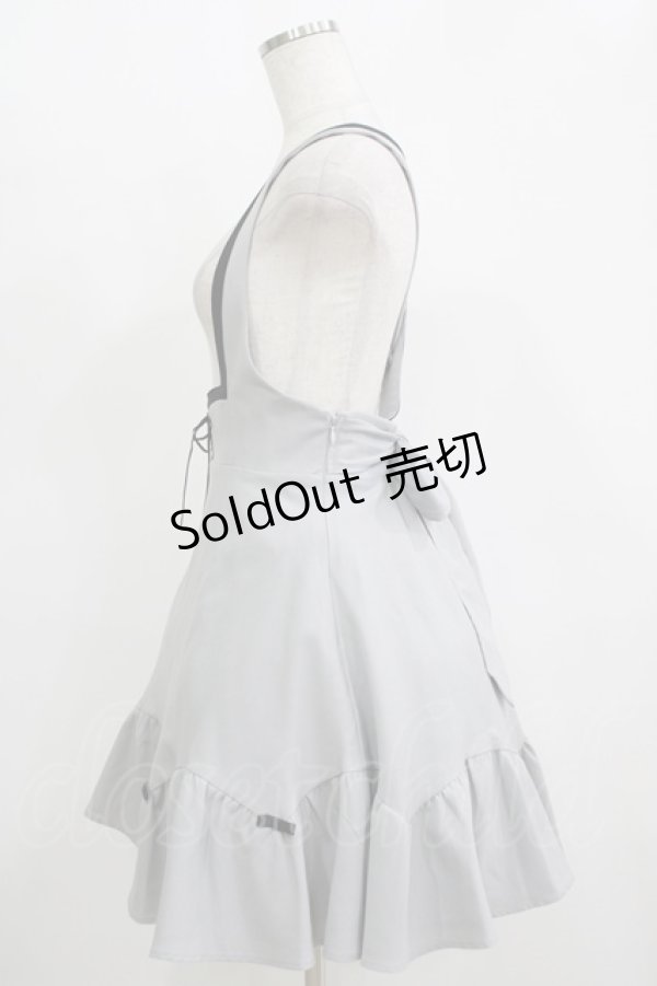 画像2: Secret Honey / パイピングスカート Free グレー H-25-11-11-022-CA-SK-NS-ZH (2)