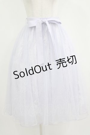 画像: axes femme POETIQUE / レース×チュールスカート M ラベンダー H-25-11-11-025-AX-SK-NS-ZH