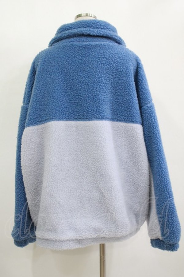 画像3: Whinny / もこもこパラダイスアウター  サックス H-25-11-12-029-PU-CO-KB-ZH (3)